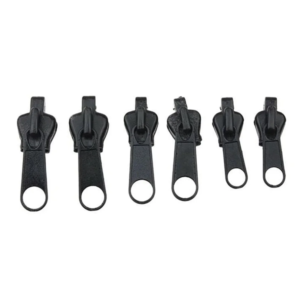 6 pz cerniera istantanea universale Instant Fix Kit di riparazione cerniera sostituzione Zip Slider denti salvataggio nuovo Design per cucire fai da