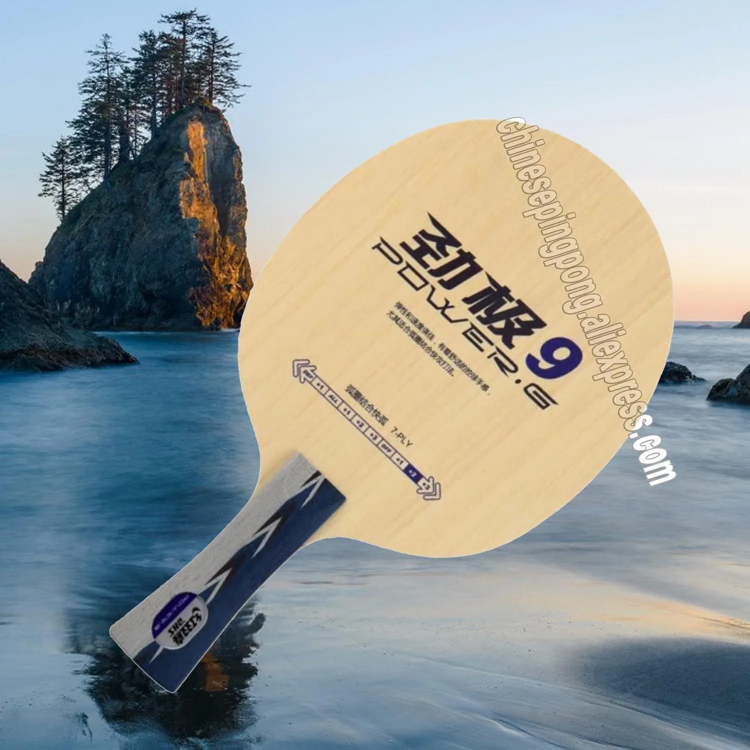 

DHS Table tennis blade POWER-G 9 Fast attack+ Loop 7 ply pure wood PG9 ping pong racket bat paddle PG 9