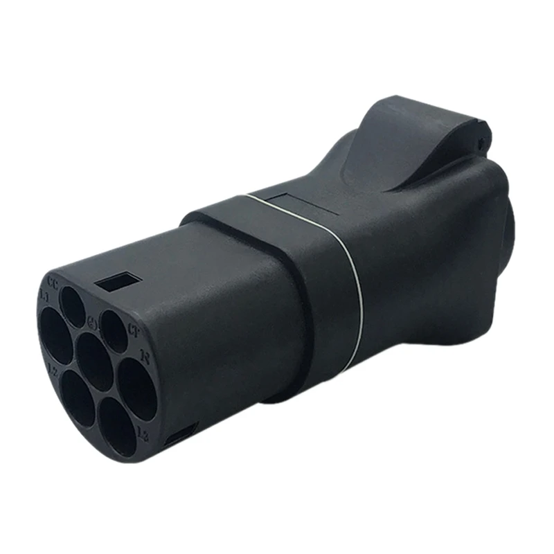 

Адаптер 16 А для электромобиля EVSE, портативный разъем для электромобиля, тип 2-2, разъем для электромобиля, штепсельная вилка европейского стандарта