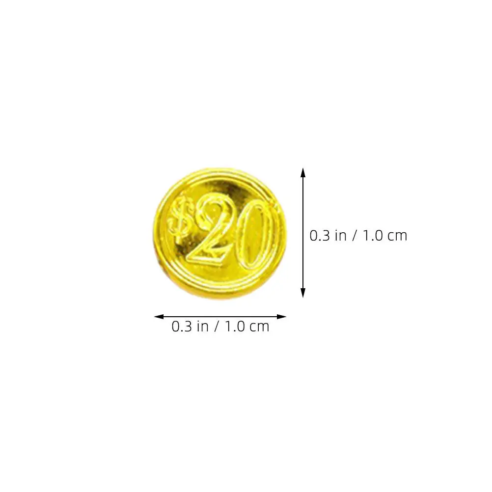 96pcs Plastic Pirate Coins for Kids – Treasure Hunt, Party Decor, Cosplay Props & Adventure Play Toys