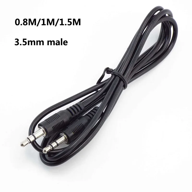 

3.5mm Audio connector extension AUX Cable Male to Male Plug Jack Stereo M/M Headphone wire Cord for Phone Car Speaker Earphone