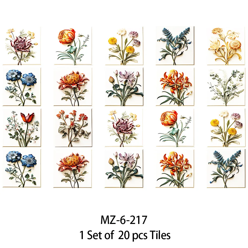 20x20cm 20PCS Minimalist Frosted PVC Tile Sticker, Matte Self-Adhesive for Living Room Kitchen Bathroom, Waterproof Wall Decor