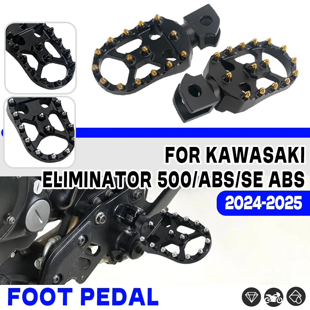 

Мотоциклетные вращающиеся подножки, передние подножки, подножки для Kawasaki Eliminator 500se abs 500 SE ABS 500 2024-UP