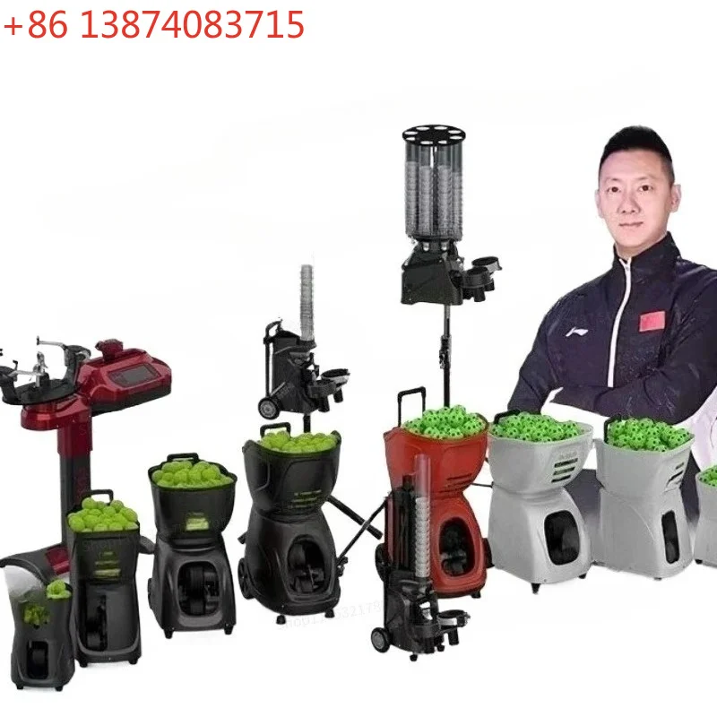 For Tennis Automatic Serve Machine Single Professional Trainer Projectile Shot Accompanying Practice Artifact