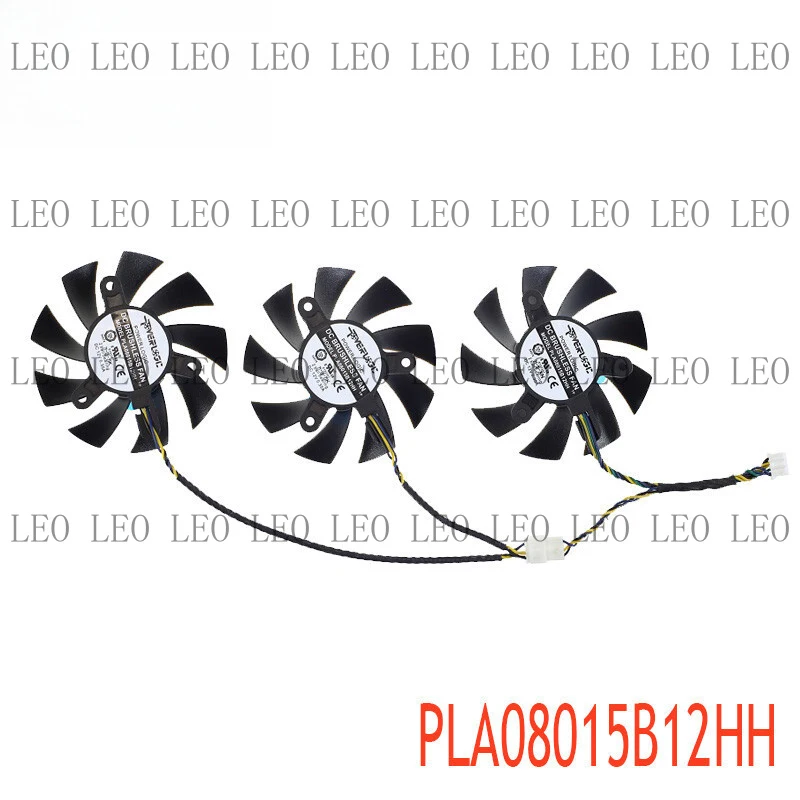 HH  PLA08015B12HH DC12V Video card fan for Dell RADEON RX6800 XT Gaming Fan