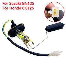 Liga Motocicleta Combustível Gás Tanque Float Gauge, Óleo Sensor Nível, Scooter Moto Acessórios, Suzuki GN125 GN-125 Honda CG125