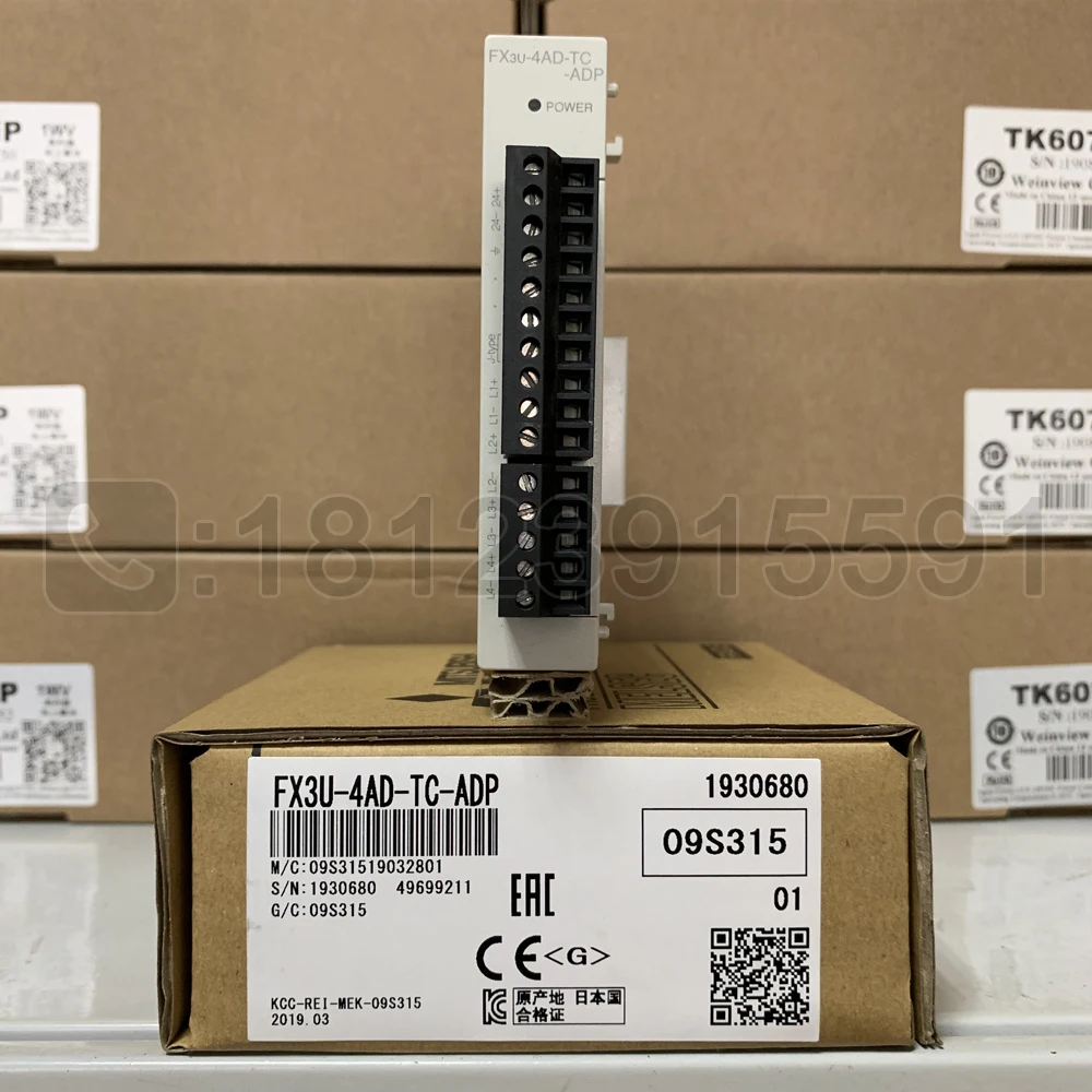 2025 FX3 Temperature Module FX3U-4AD-TC-ADP 4-way Thermocouple Suitable For FX3U/3GA/3SA