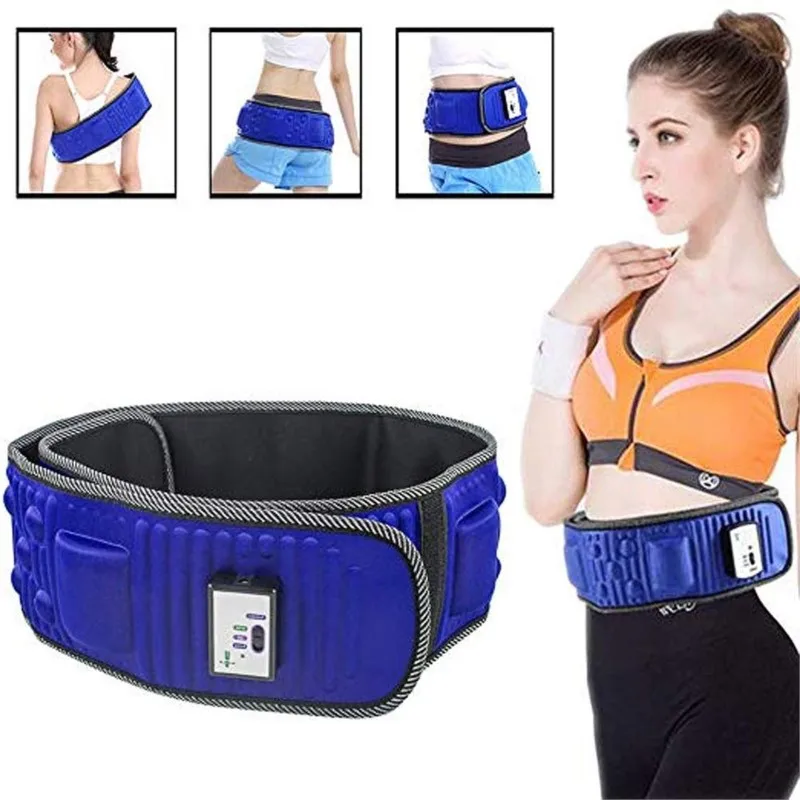 

Vibration Full Body Belt Abdominal Massager Electric Waist Fat Burning Slimming Belt Weight Loss Equipment Muscle Stimulator