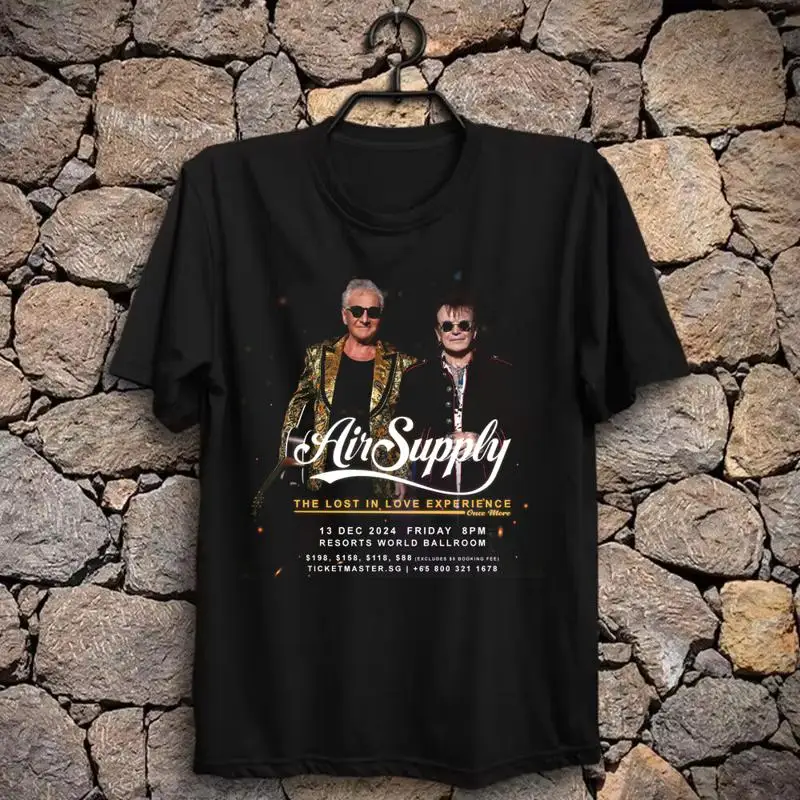 

Черная футболка Air Supply Concert 2024, для фанатов Kk1186