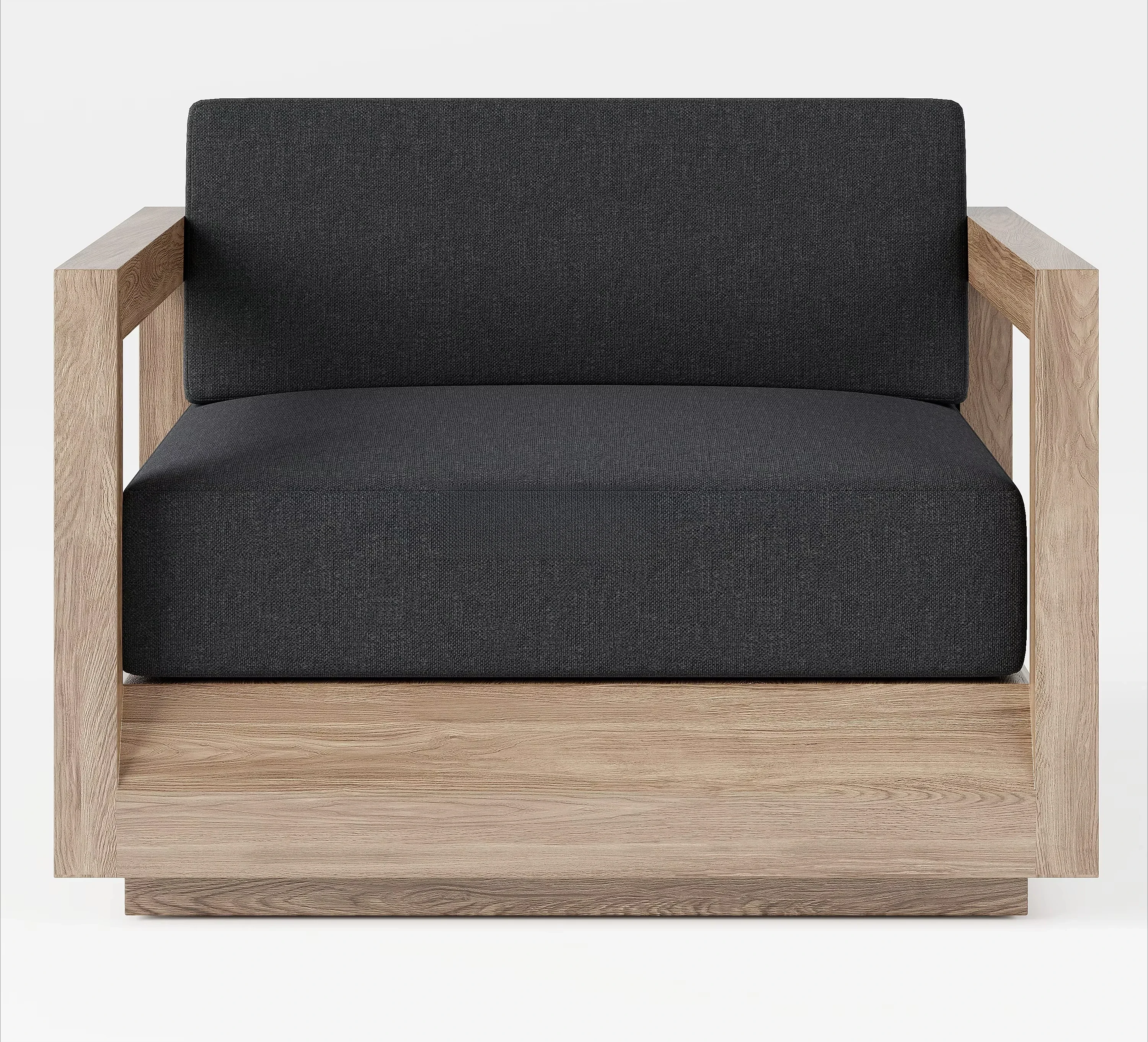 

A Modern Teak Furniture Luxury Leisure Single Sofa