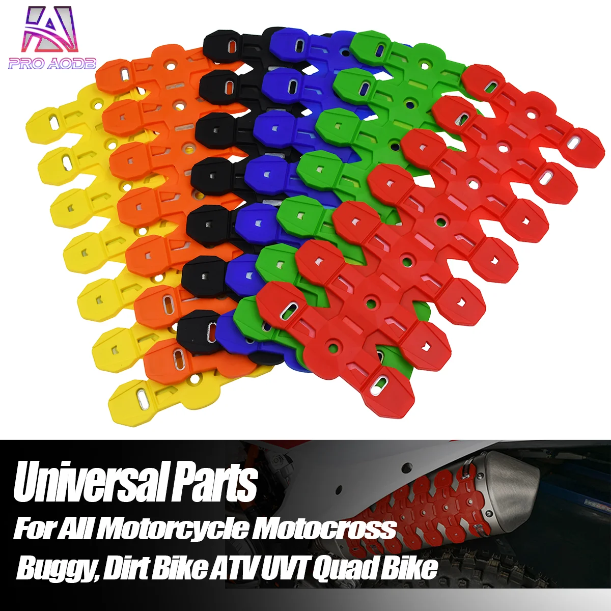 Muffler Exhaust Protective Guard Cover Universal For KTM SHERCO Honda Yamaha Kawasaki Husqvarna Motocross Upgrade Parts