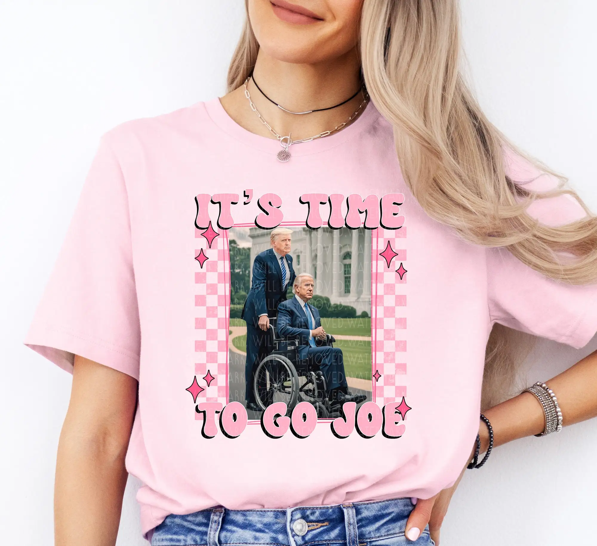 It s Time to Go Joe T Shirt Biden Wheelchair Funny Donald Trump Viral Meme 2024 MAGA Election