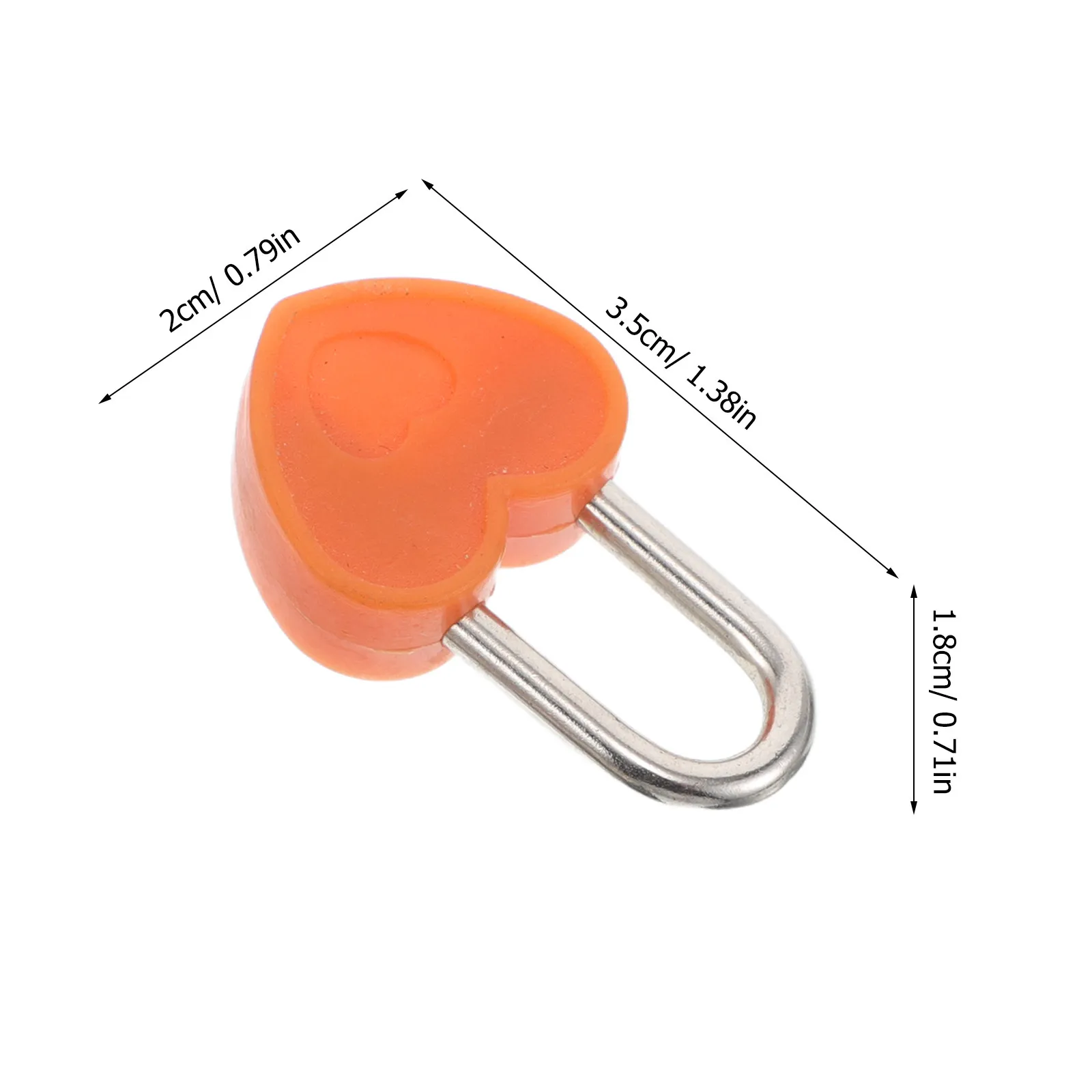10Sets Halloween Heart Lock and Key Chest Padlock Mini Lock for Jewelry Diary Box Storage Safe Plastic Heart Shaped Padlock