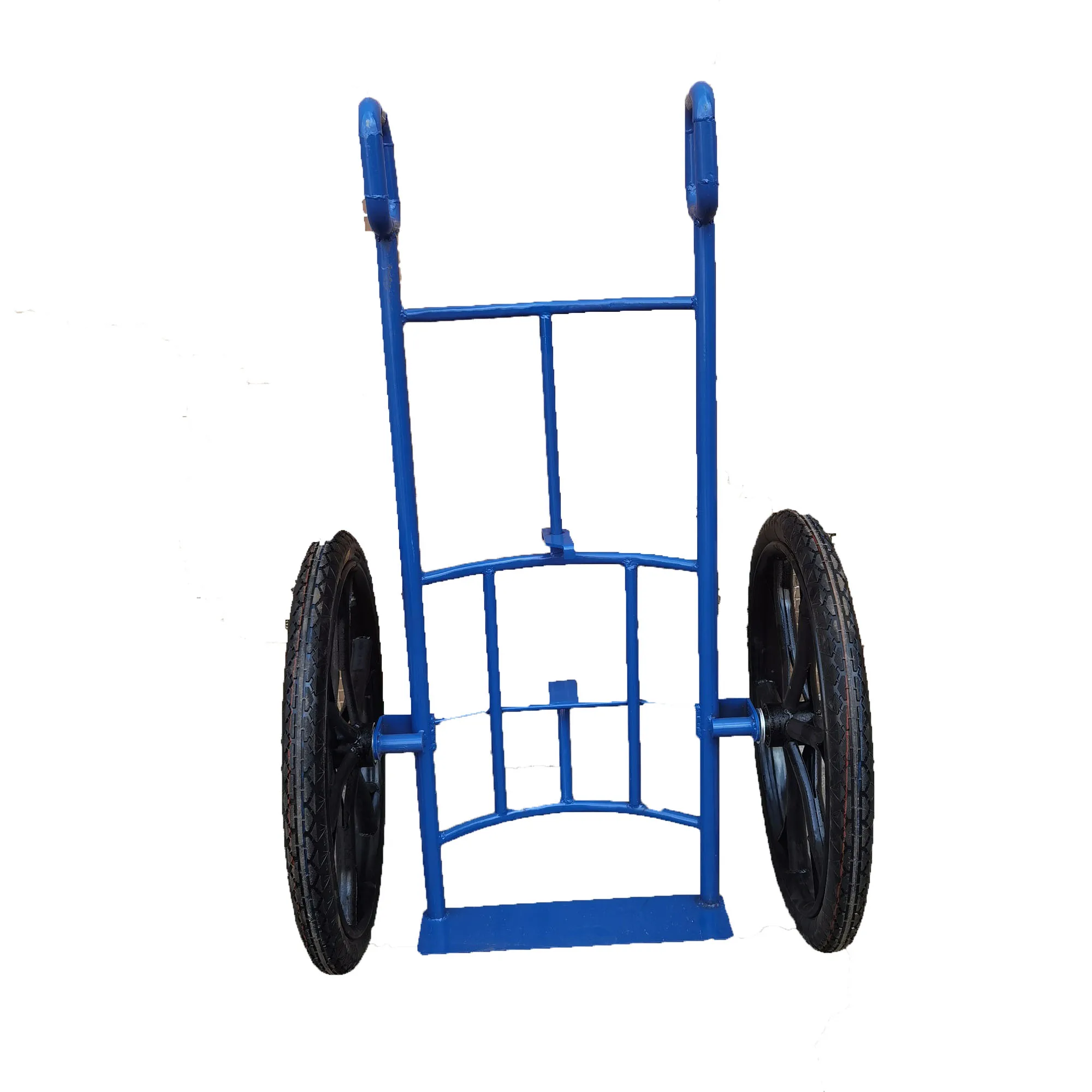 New labor-saving manufacturers can customize the thick tube 26-inch wheel 200-liter iron rubber oil drum handling manual tractor.