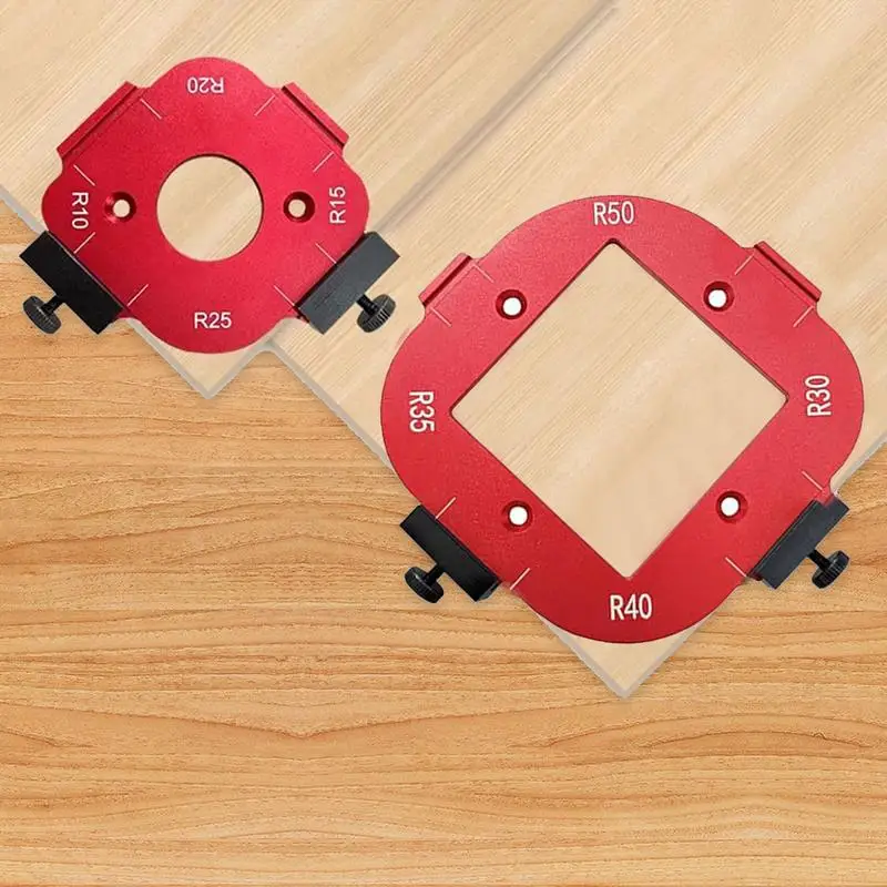 Round Jig For Router Lightweight Fillet Positioning Mold Radius Jig Removable Clamp Quick Corner Radius Routing Template For