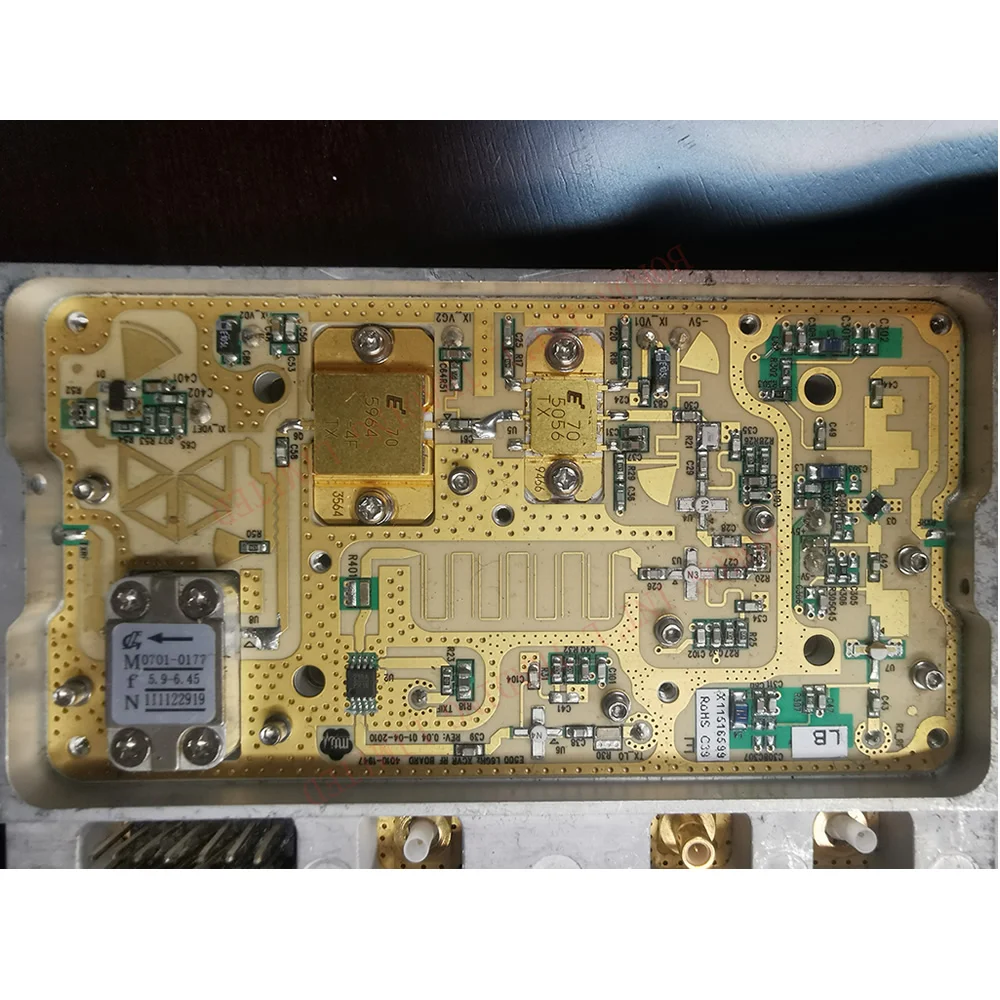 5.9GHz to 6.45GHz microwave RF power amplifier 5964-4F 5900MHz-6450MHz FLM5964-4F FLM5056 power GaAs FET C-Band 5964 5056