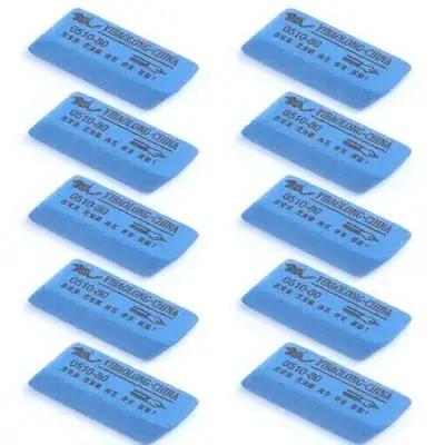 

10pcs Fret Guitar Strings Rust Remover Oxidation Cleaner Fret Polishing Cleaner Polishing Tool For Guitarists Blue