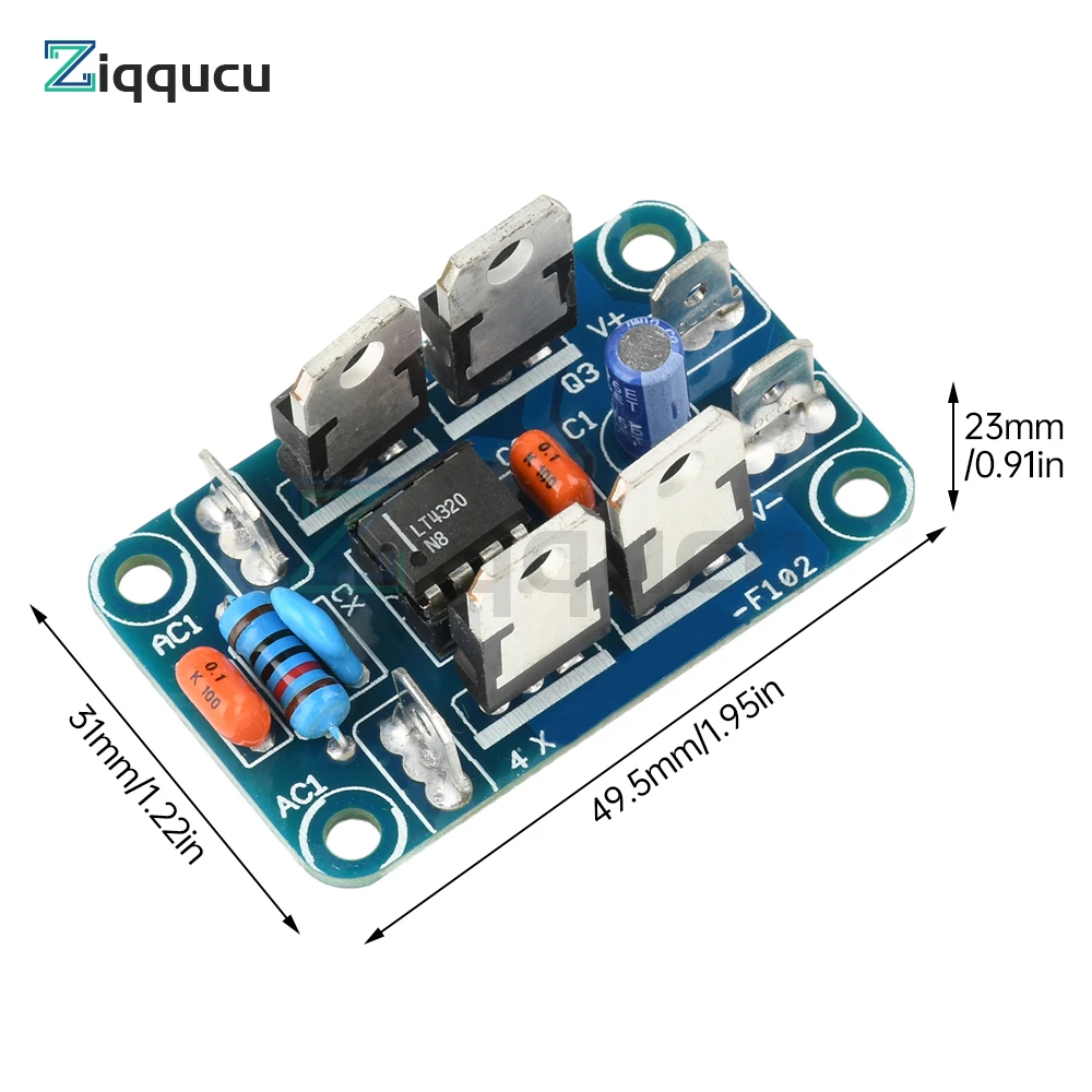 AC 7-40V Ideal Diode Rectifier Bridge Module LT4320 Class A Power Amplifier Suitable For JLH 1969 Upgraded Rectifier Tube