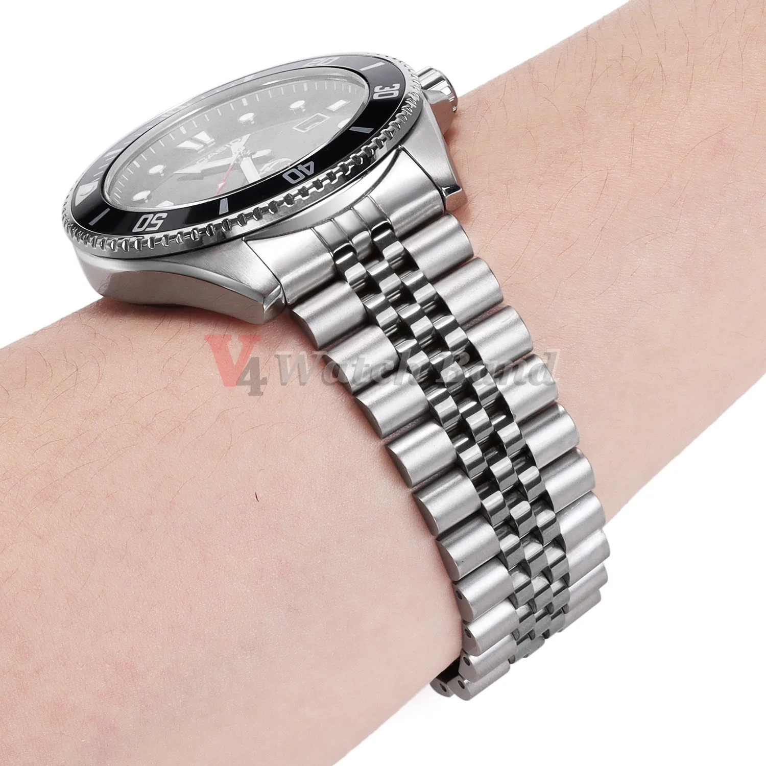 22mm MDV106 Watch Band Diving Watch Bracelet for Casio  MDV-106 MDV-107 Metal Wrist Band Silver Steel Strap MDV106 image 3