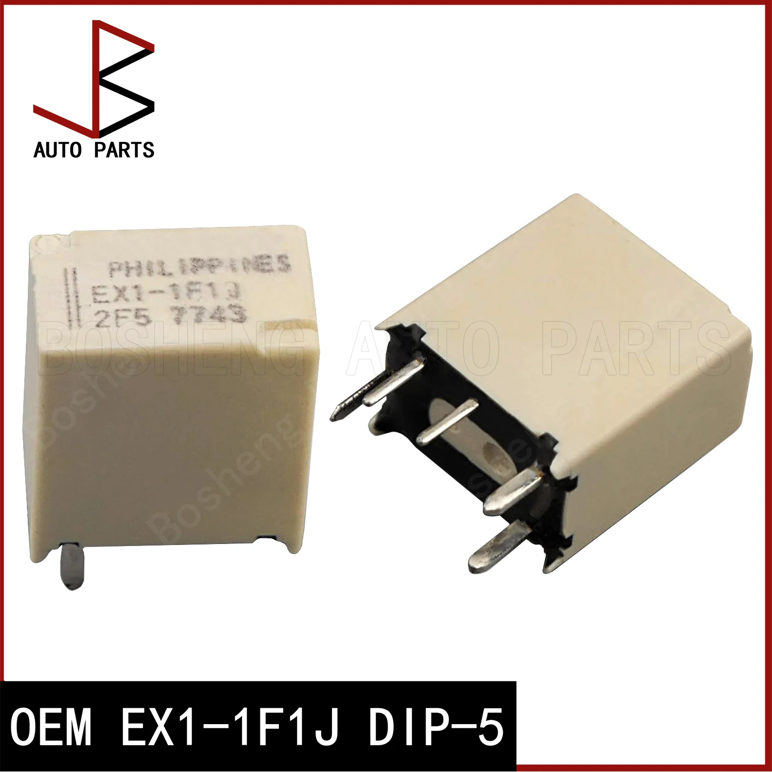 

New Automotive Relay Fuel Pump Relay EX1-2U1 EX1-2U1L EX1-1F1J 2F5 743 DIP-5 EX1-2U1S 30A 12VDC 5Pins EX12U1 EX12U1L EX11F1J