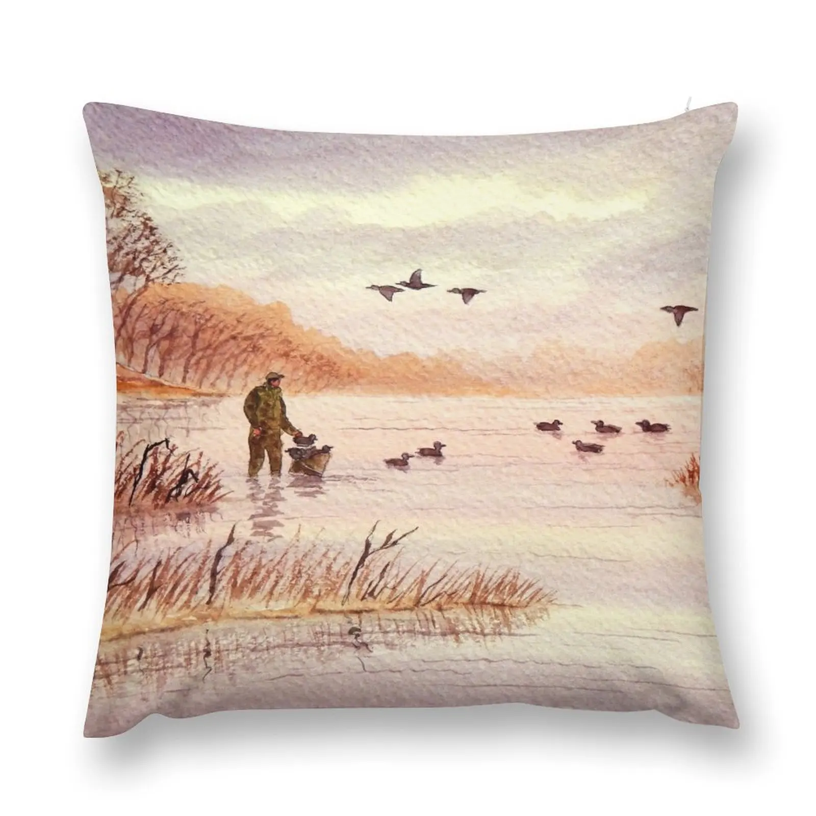 Setting Duck Decoys - Sudden Flyover II Throw Pillow Decorative Cushions For Luxury Sofa Christmas Covers For Cushions pillow