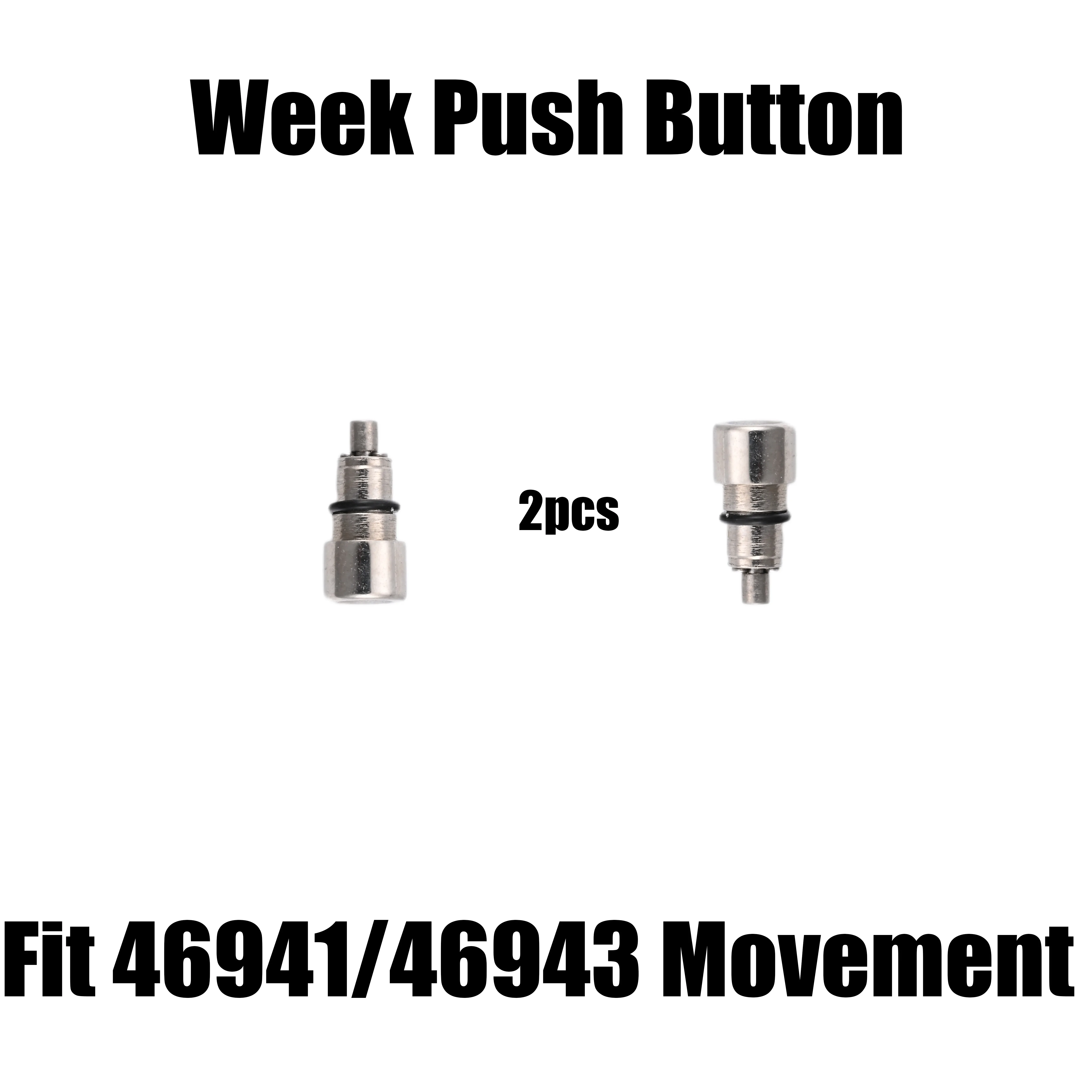 ปุ่มกดพอดีกับ46941สัปดาห์2ชิ้นอะไหล่ทดแทนการเคลื่อนไหว46943สำหรับชิ้นส่วนซ่อมนาฬิกาสิงโตคู่ตะวันออก