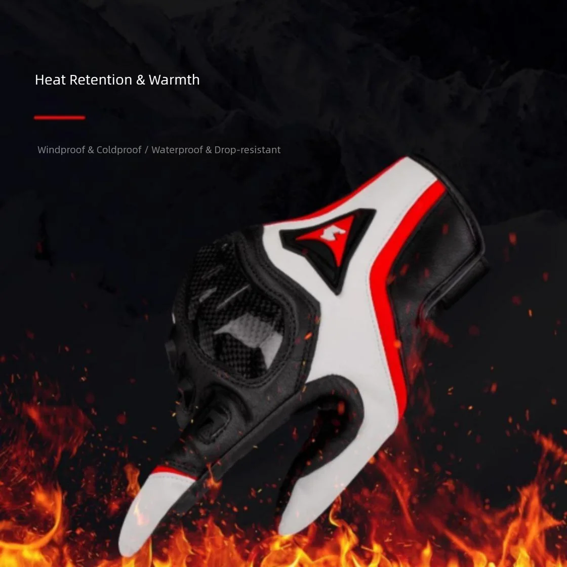 Summer Motorcycle Riding Gloves Carbon Fiber Anti Fall Breathable Motorcycle Men Women Moto Bike Touch Screen Gloves All Season