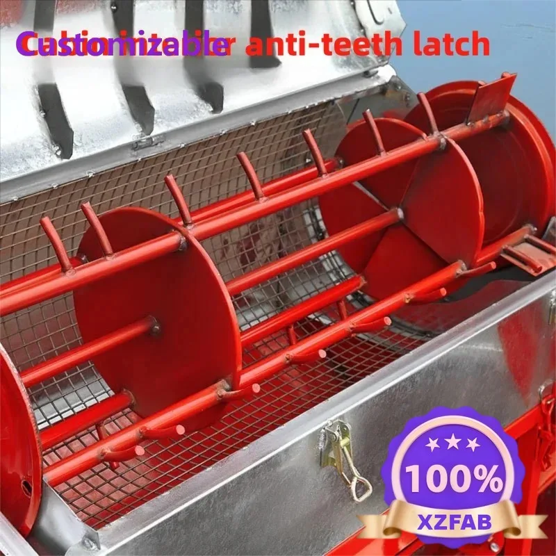 Factory Direct 2026 Automatic Rice Thresher Machine Full Feed Cleaning Type Grain Sheller for Paddy Wheat Sorghum Rapeseed