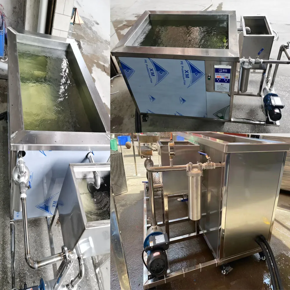 Ultrasonic cleaning machine Industrial stamping parts hardware automobile carbon deposition oil removal rust engine large filter