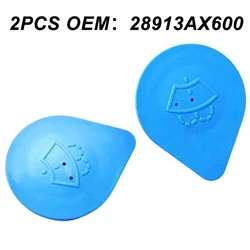 2Pcs Car Windshield Wiper Washer Fluid Reservoir Lid Cover 28913AX600 For Nissan For Micra For Note K12 E11 Car Accessories