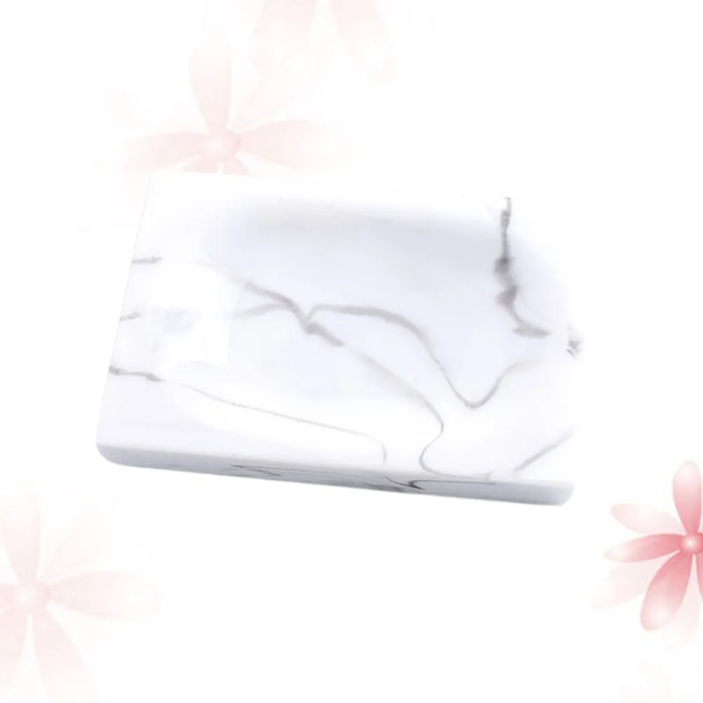 

Белая мыльница из смолы с креативным дренажным дизайном, долговечная, практичная подставка для хранения для ванной и кухни