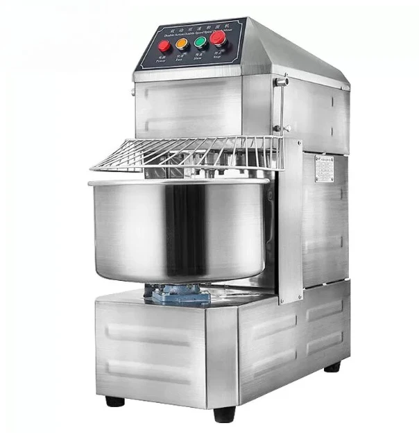 Commercial Spiral Dough Mixer Stainless Steel Bakery Dough Kneading Machine for Bread Pastry