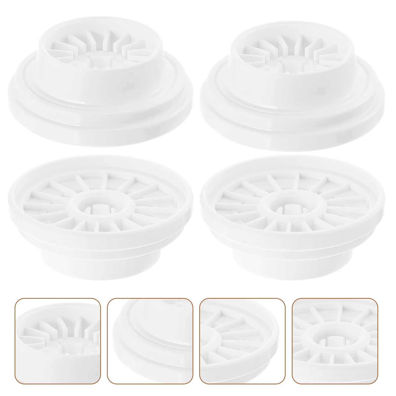 4 Pcs Sewing Machine Accessories for Machines Multifunction Plastic Parts Spool Caps Pin Replacement