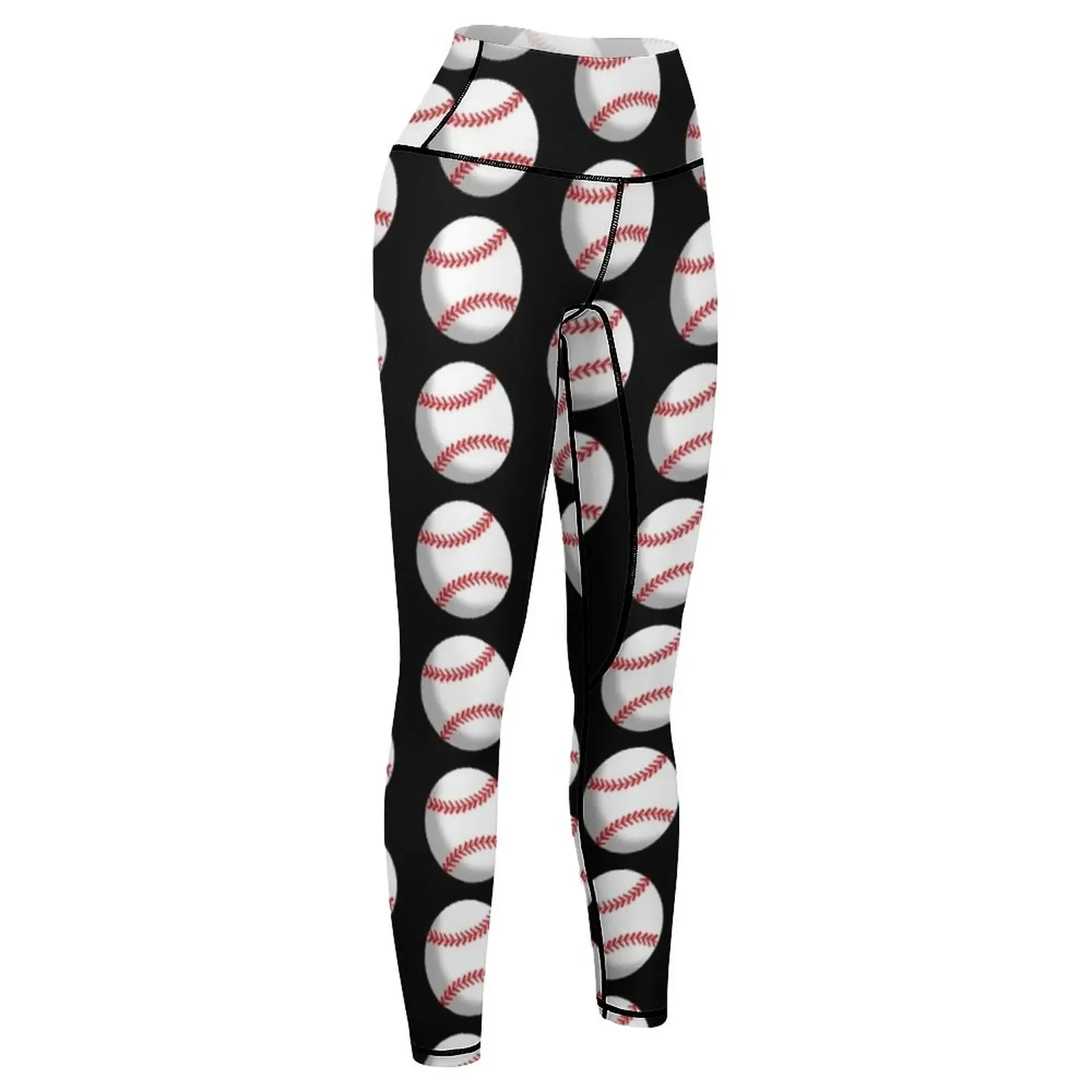 Baseball Leggings harem pants Jogger pants Womens Leggings