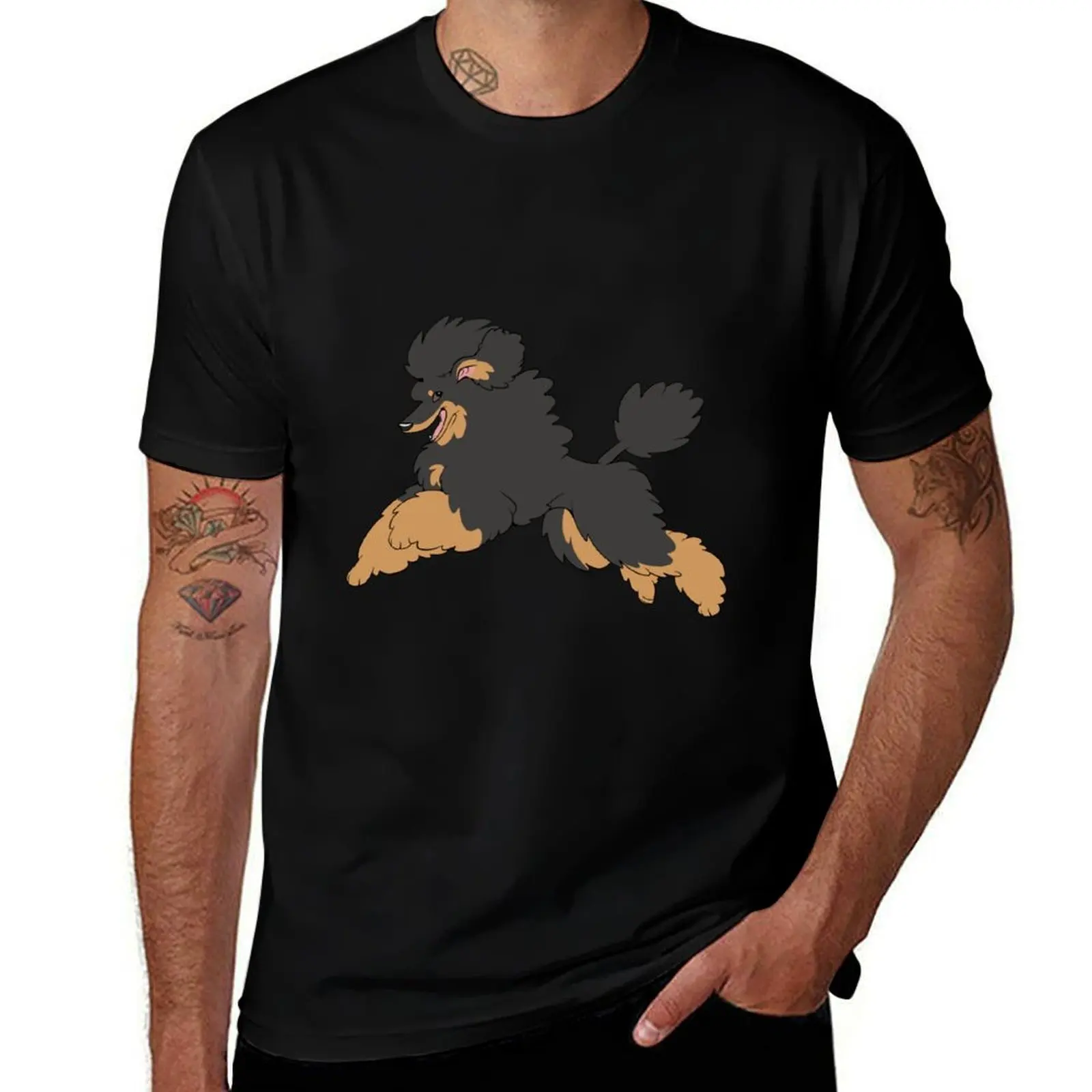 

Poodle (phantom) T-Shirt Novelty Print Casual Tee Shirt