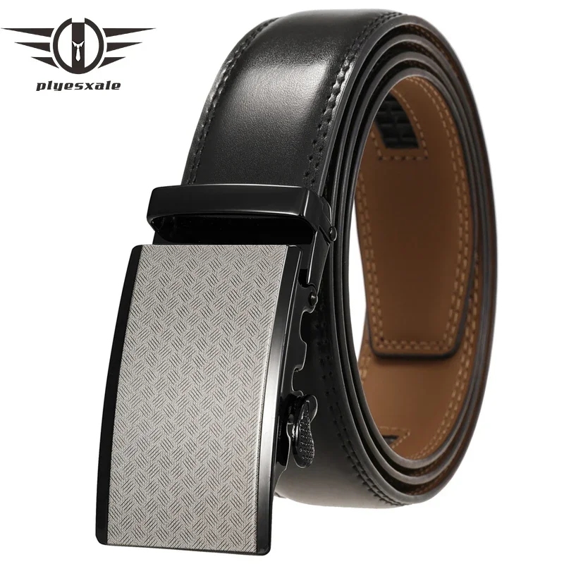 

Designer Black Automatic Buckle Mens Belts Tan Brown Coffee Genuine Leather Ratchet Belt for Men Dress Jeans Formal Casual G943