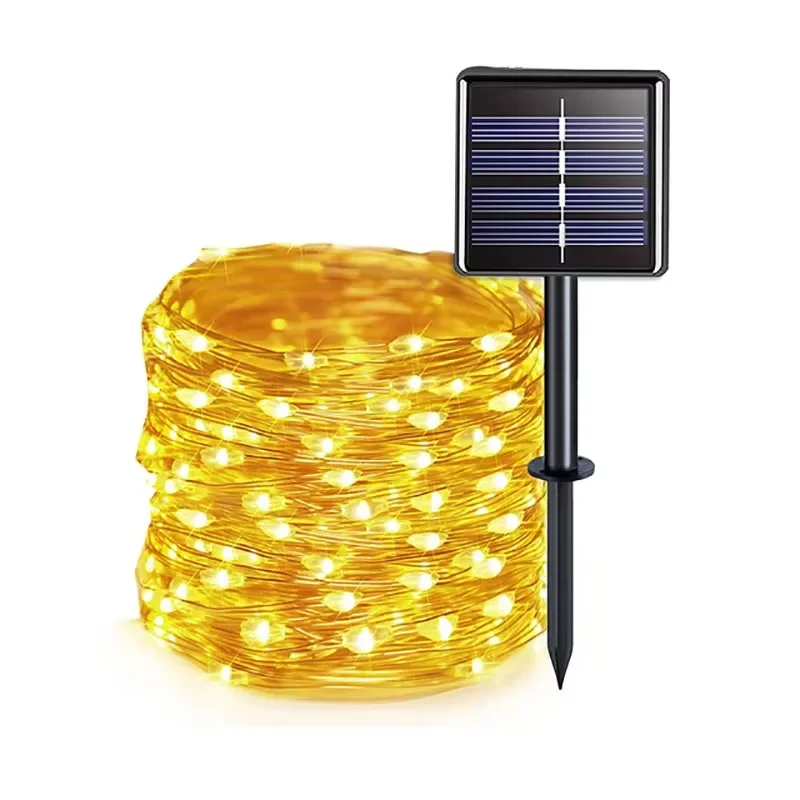 

32m/22m/11m/7m Solar LED String Light Outdoor Festoon Waterproof Garland String Lights Street Garland for Wedding Party Decor