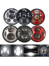 Faro LED de 5,75 pulgadas para motocicleta Dyna Softail Sportster 883 XL883 FXCW 5 3/4 