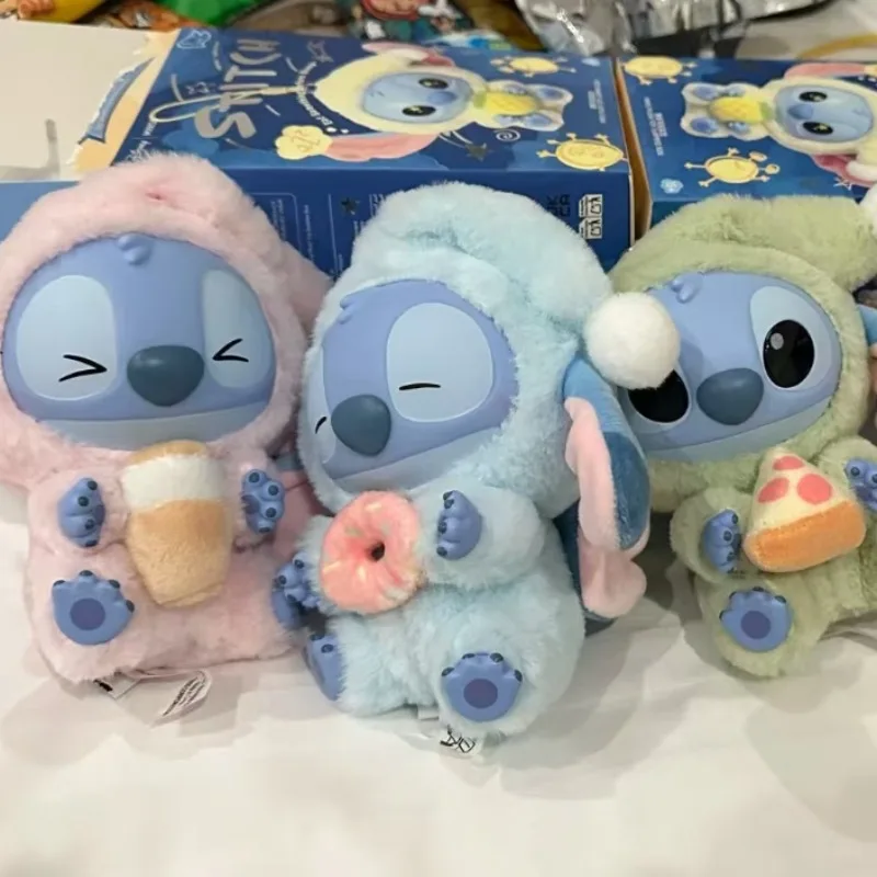 

Miniso New Stitch Eat Some Thing Before Sleep Series Vinyl Blind Box Bag Pendant Cute Plush Doll Mystery Box Toy Surprise Gifts