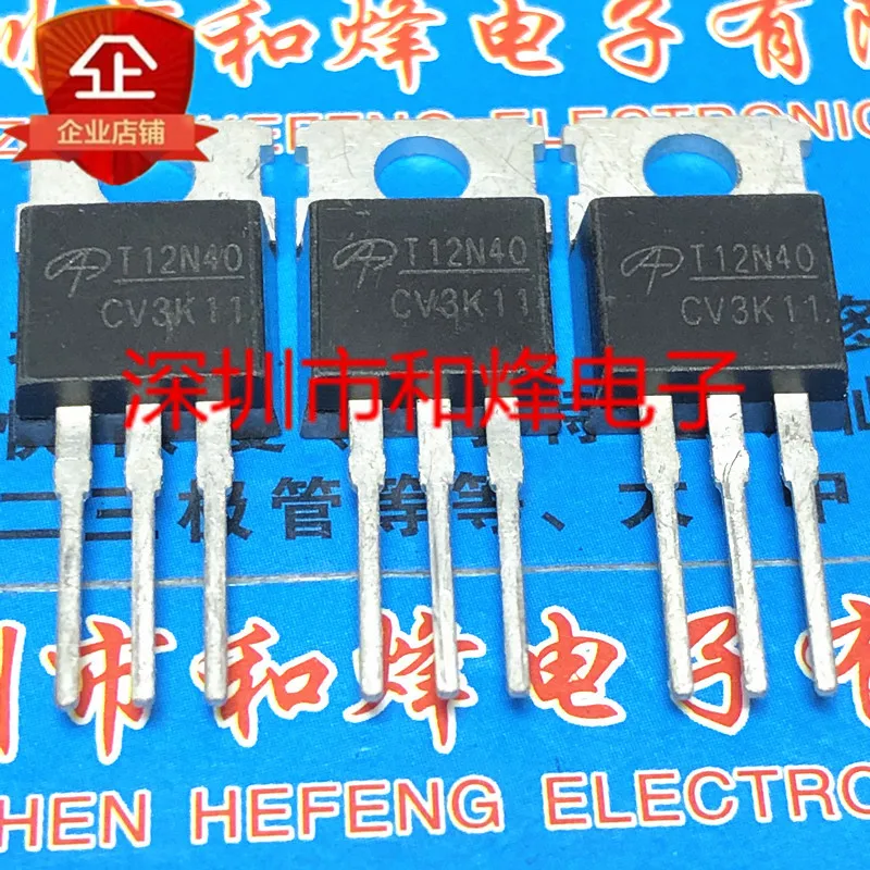 5PCS-10PCS T12N40 AOT12N40 TO-220 400V 11A New And Original On Stock