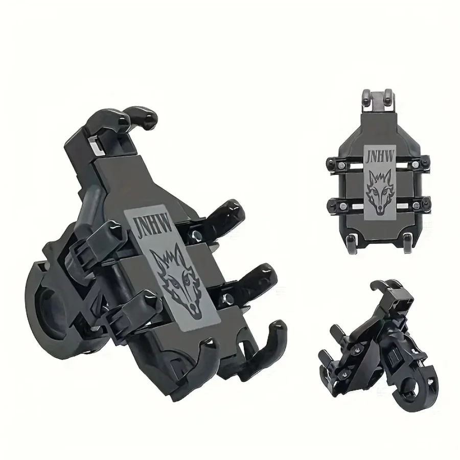 1 Pcs Super stable Motorcycle Handlebar Phone Holder 360 Degree Rotating Motorcycle Navigation Shock-proof Phone Stand Bracket