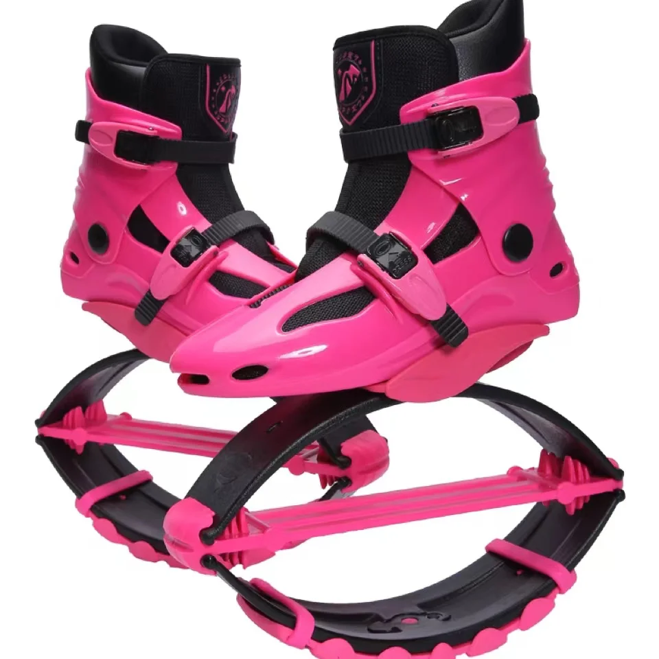 TFAN JUMP Kangaroo Jump Shoes Workout Jumpers Gen 1 Series  Black/Pink