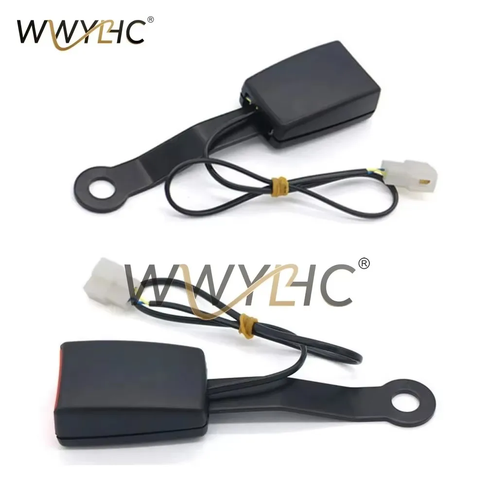 Car Seat Belt Lock Car Seat Belt Buckle Socket Plug Connector with Warning Cable for Cars Buses Car Seat Belts High quality