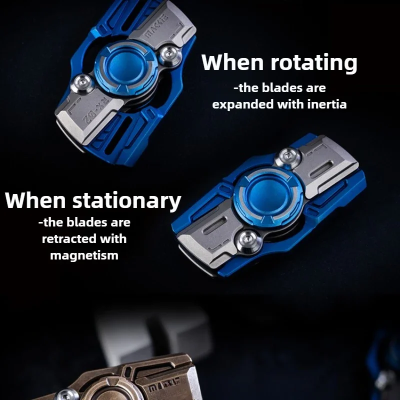 2025 NewSlider الخيال العلمي تصميم عالية السرعة الغزل الإصبع المعادن الدوران الضغط Edc سطح المكتب لعبة هدية #3