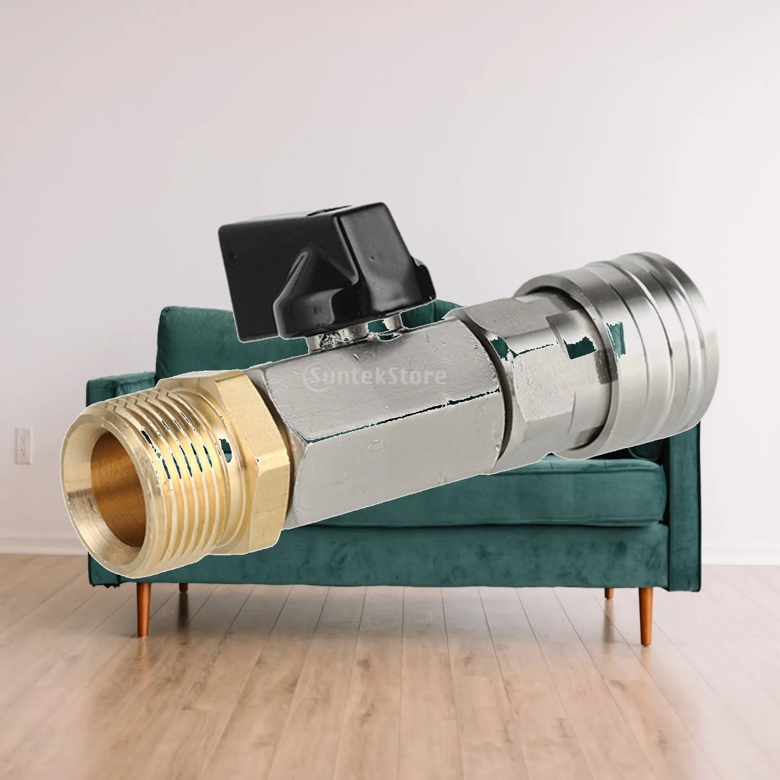 Heavy Duty Pressure Washer Ball Valve Quick Connect Stainless Steel Fitting for Efficient Washing
