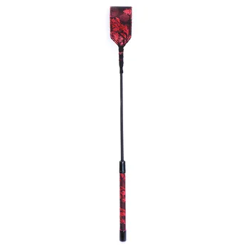 45Cm Riding Crop Pu Lederen Zweep Met Premium Kwaliteit Rode Doek Cover Gewassen Paardensport Horsewhip Nieuwe