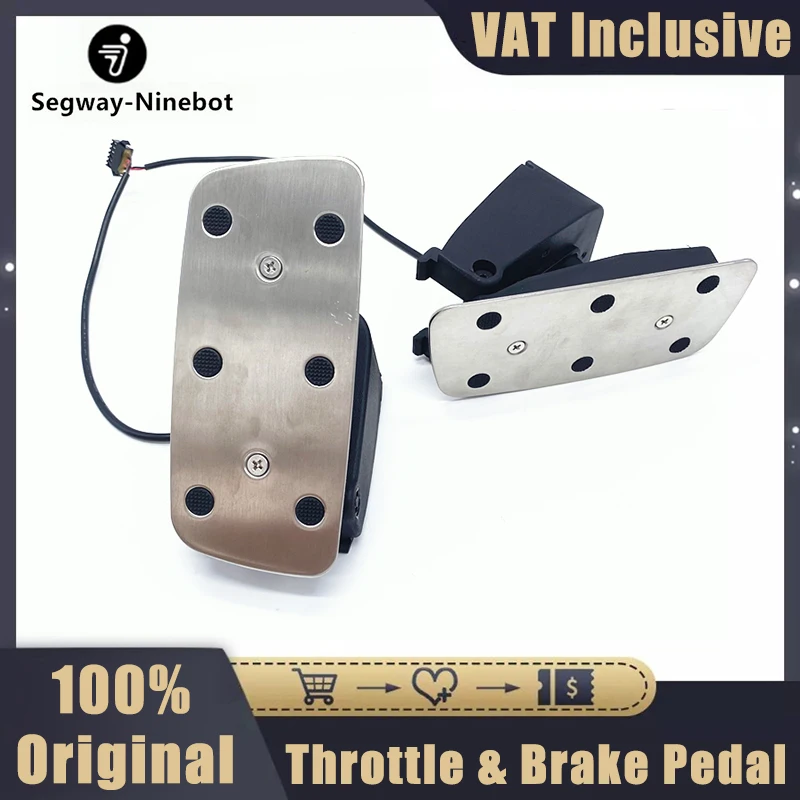 Original Throttle & Brake Pedal For Ninebot PRO Gokart Kit MAX Self Balance Electric Scooter Throttle & Brake Pedal Parts