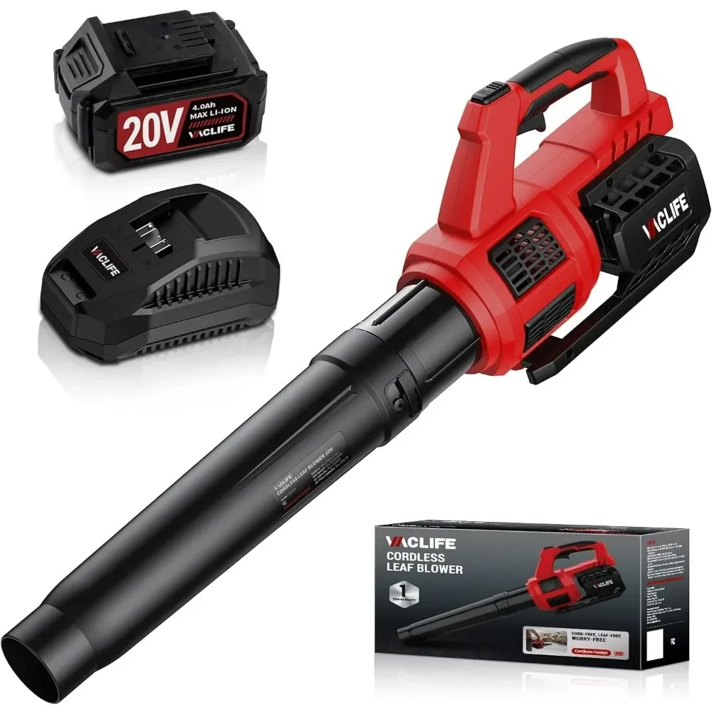 

Leaf Blower Cordless with Battery and Charger-350CFM 150MPH 20V Electric Leaf Blower, Perfect for Lawn, Yard, Garage, Patio