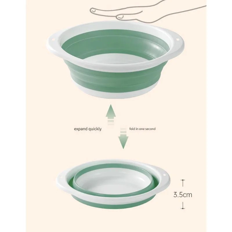 Lavabo pieghevole per il viso e i piedi del bambino Lavabo portatile per la casa Lavabo speciale per bambini per lavare i glutei e i piedi