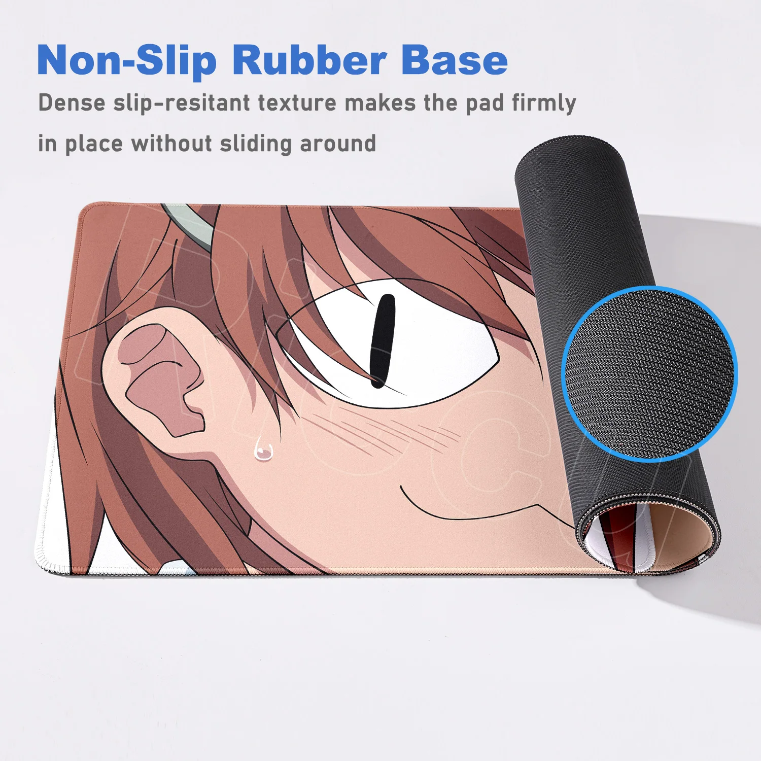 أنيمي لوحة ماوس السكك الحديدية العلمية المعينة Kawaii أنيمي فتاة حصيرة مكتبية ملحقات ألعاب الكمبيوتر المحمول Prime HD لوحة المفاتيح عدم الانزلاق #5